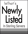 What's newly listed sterling servers thumbnail